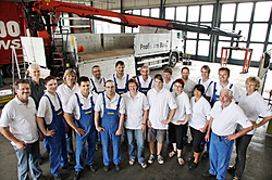 Teamfoto von unserem Standort in Sulzdorf